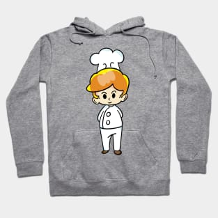 chef cartoon character  drawing design Hoodie